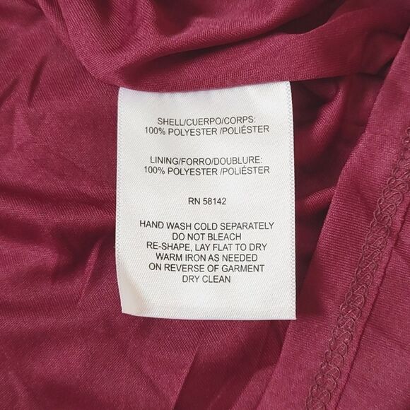 New With Tags London Times Size 18 V-neck Gold Foil Motif Fit & Flare Dress - Picture 17 of 17